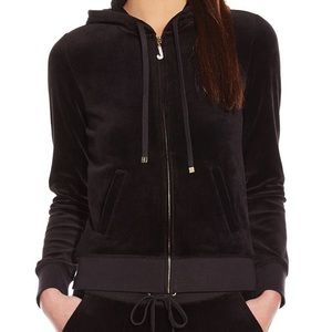 Black Juicy Couture Velour Zip up Hoodie